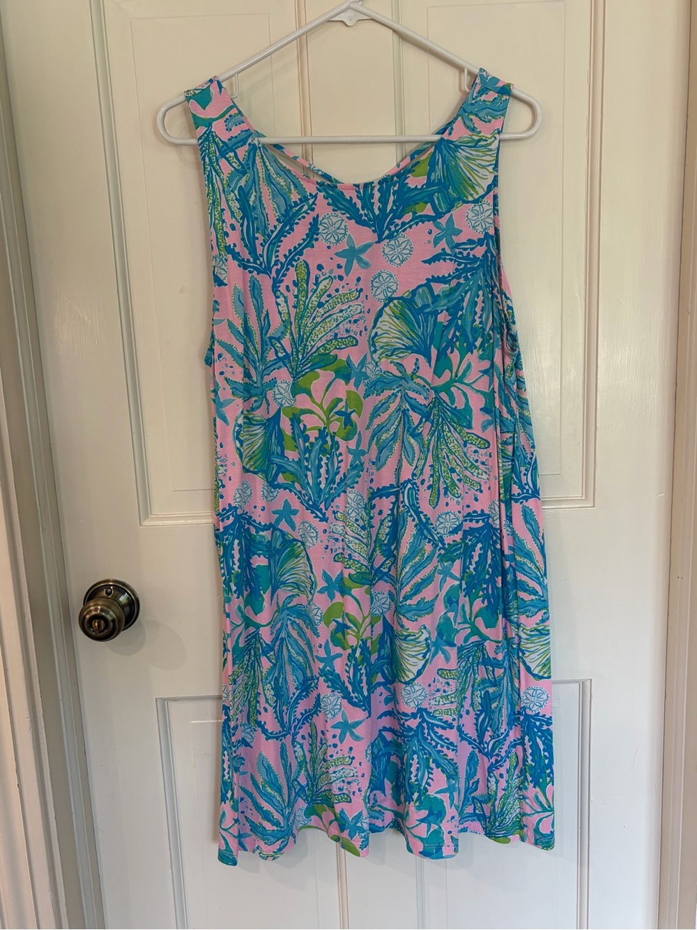 Women’s Lilly Pulitzer Pink Tropical Print One-Piece Dress